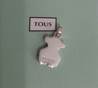 Colgante Oso Tous Plata y Negro