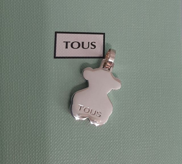 Colgante Oso Tous Plata y Negro