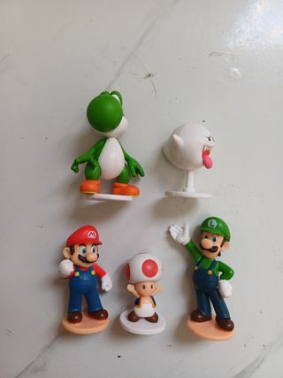 Pack Figuras Súper Mario Bros Gashapon