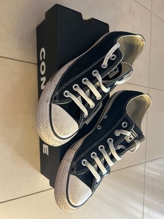 Zapatillas Converse bajas negras