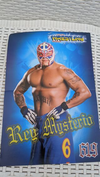 Rivista Super Wrestling World + Poster Rey Mysteri