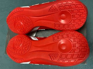 Zapatillas Adidas Fútbol Sala Rojas y Blancas 42