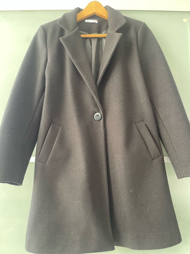 Chaqueta de paño negra