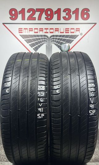 205 55 16 V MICHELIN RUEDA AL 90% VIDA UTIL
