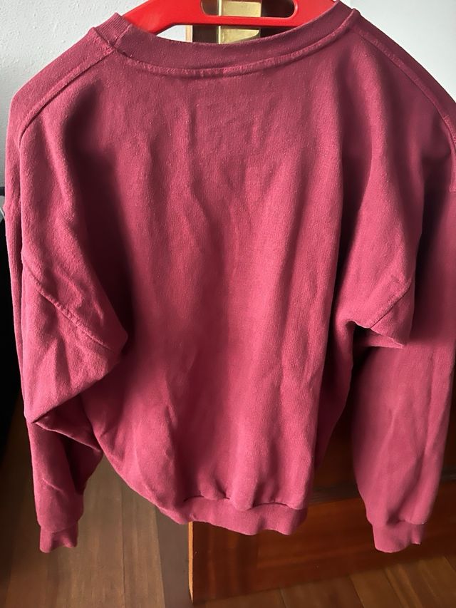 Sudadera Adidas Granate Logo Trefoil