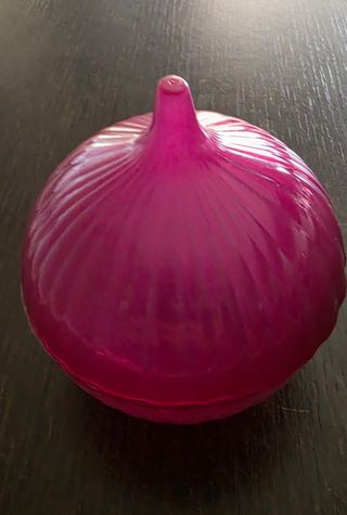 Porta cipolla rosa in plastica
