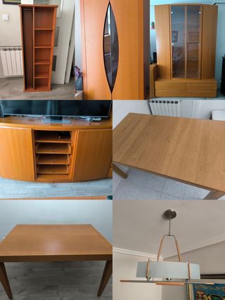 Muebles y mesas de salón de madera