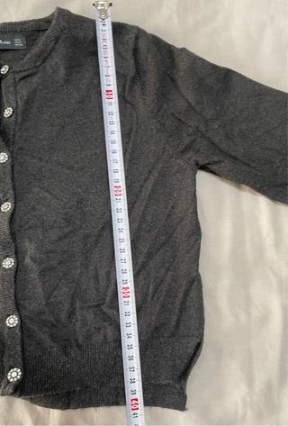Chaqueta Zara Gris con Botones Joya