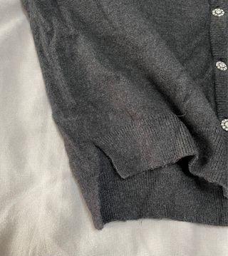 Chaqueta Zara Gris con Botones Joya