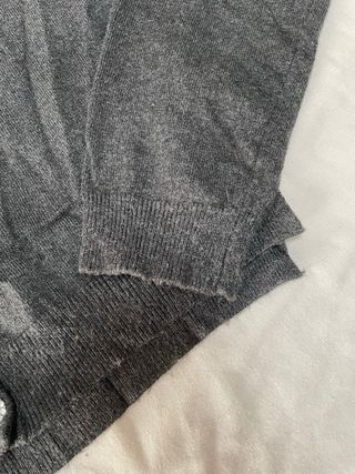 Chaqueta Zara Gris con Botones Joya