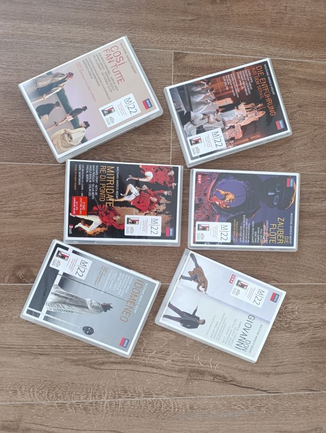 DVDs Mozart Decca Colección Ópera Clásica