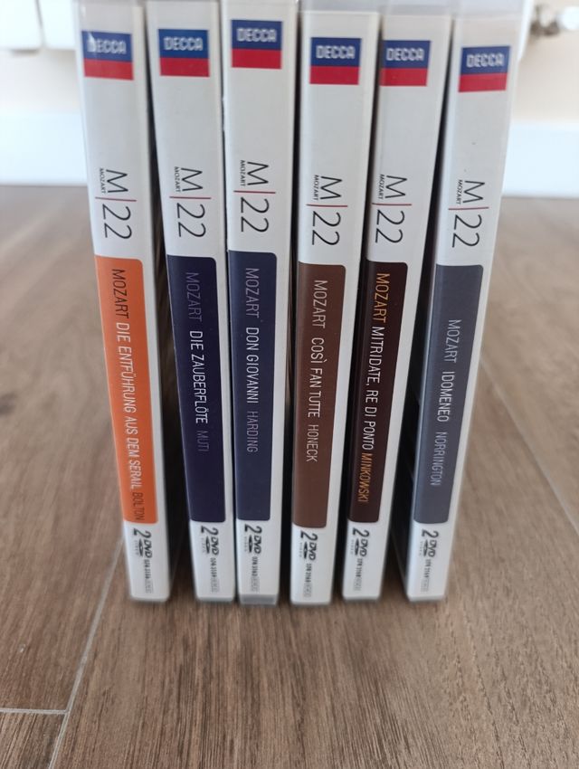 DVDs Mozart Decca Colección Ópera Clásica