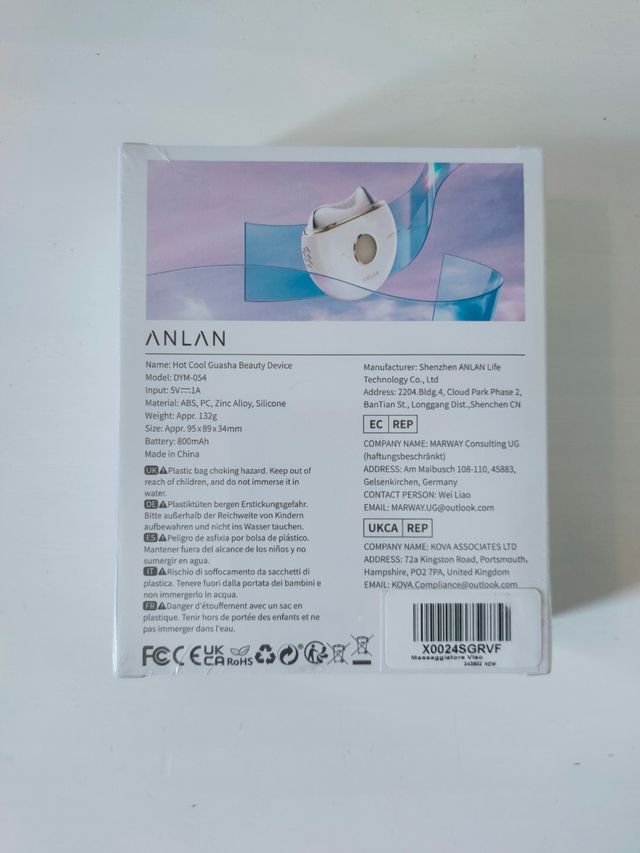 ANLAN Face Care Hot Cool Guasha Beauty Device