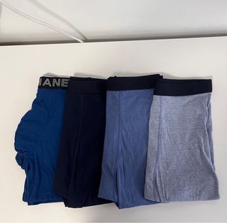 Pack 4 Calzoncillos Hanes Azul Talla S