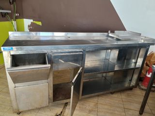 barra de bar de acero inoxidable