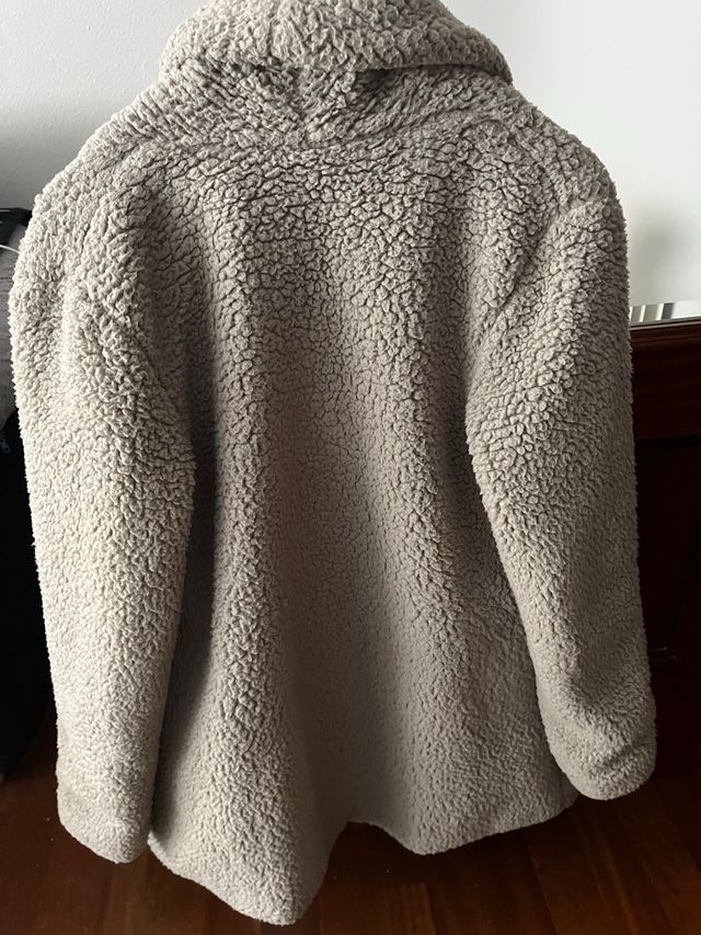 Abrigo borreguito gris