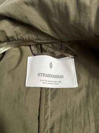 Gabardina Stradivarius