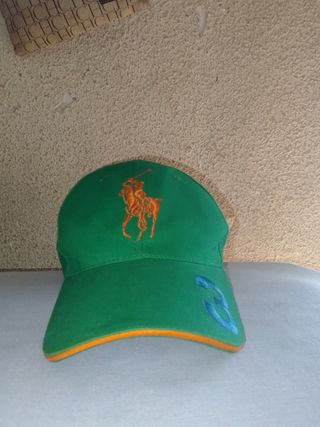 Gorra Polo Ralph Lauren Verde y Naranja