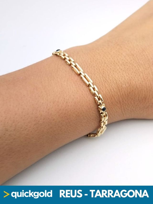 12GR.ORO 18K  PULSERA ESLABON CARTIER 035-05-00598