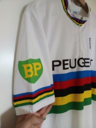 Maillot Santini Peugeot Retro Campeón del mundo
