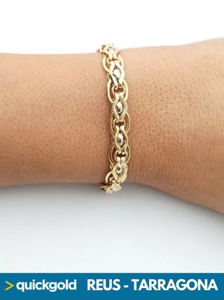 10.35GR ORO 18K PULSERA OCHOS 19.3CM 035-05-00558