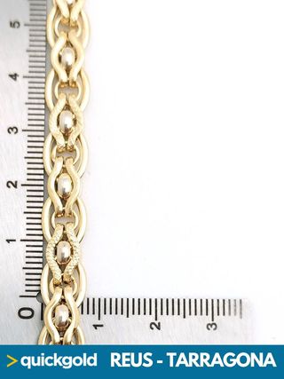 10.35GR ORO 18K PULSERA OCHOS 19.3CM 035-05-00558