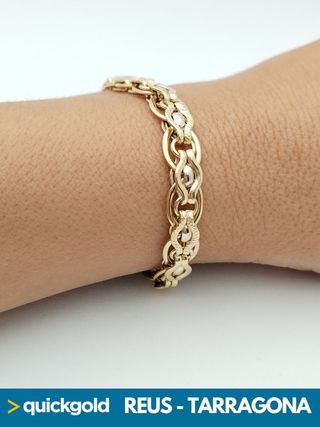 10.35GR ORO 18K PULSERA OCHOS 19.3CM 035-05-00558