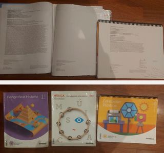 Libros de 1° ESO y 6°primaria