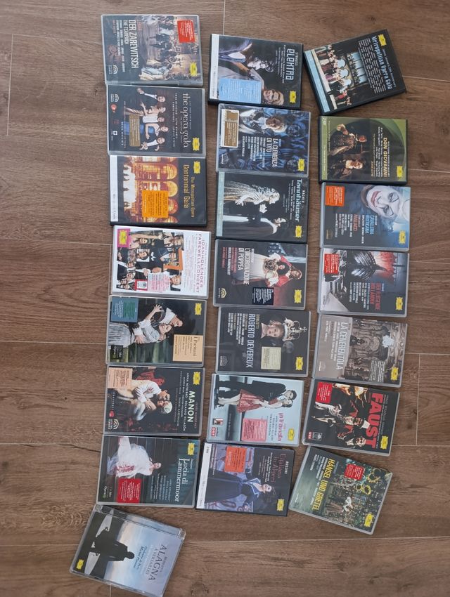 Lote DVDs Ópera Clásica