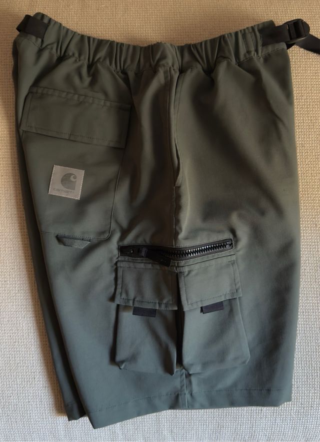 Carhartt Elmwood Shorts Talla S Verde Oliva