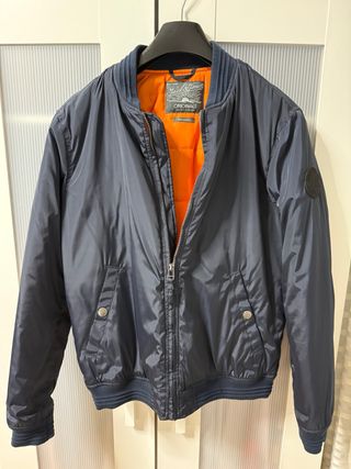 Chaqueta Bomber Jack & Jones Azul Nueva talla M