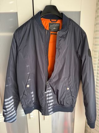 Chaqueta Bomber Jack & Jones Azul Nueva talla M