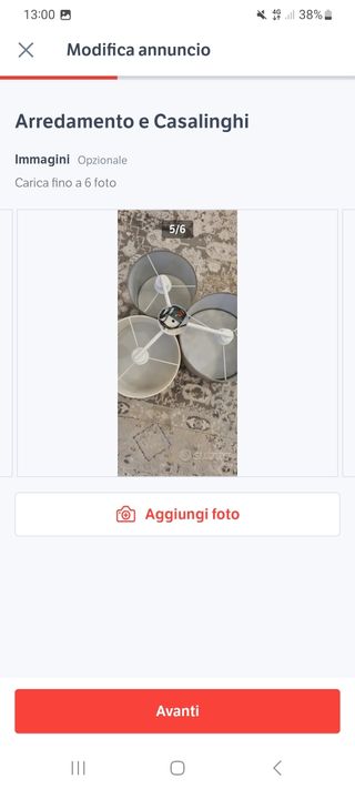 Plafoniera beige