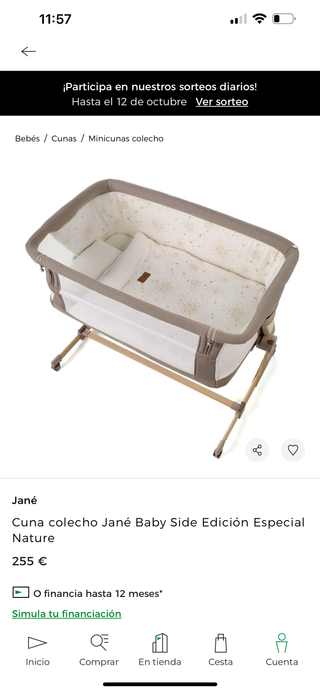 Cuna colecho Jané Baby Side