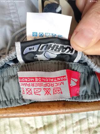 Pantalón Karhu Talla 14 (XS) Vintage Gris