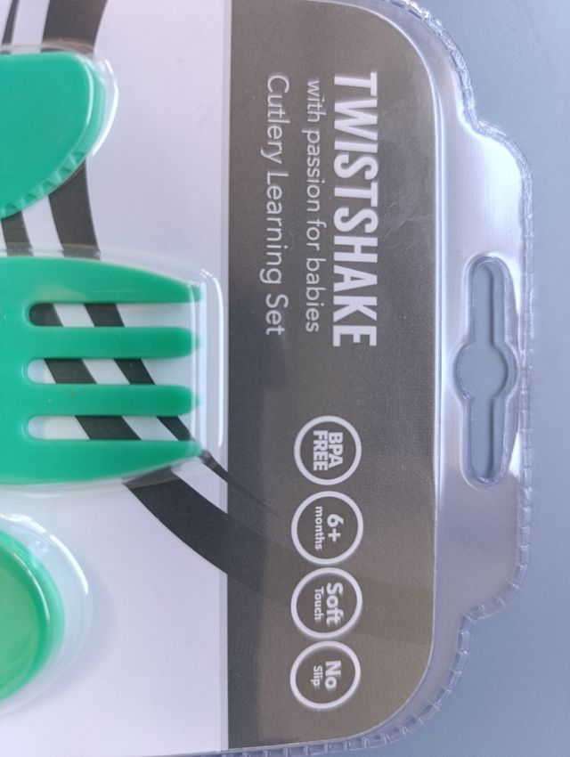 Cubiertos Twistshake para bebés (6 meses+)