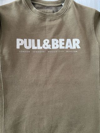 Sudadera Pull&Bear Verde Oliva