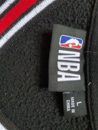 Chaqueta NBA Chicago Bulls Negra y Roja