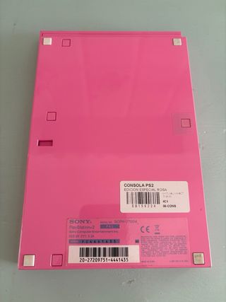 PlayStation 2 Rosa con 15 Juegos