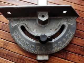 Goniometro de precision para sierra de mesa