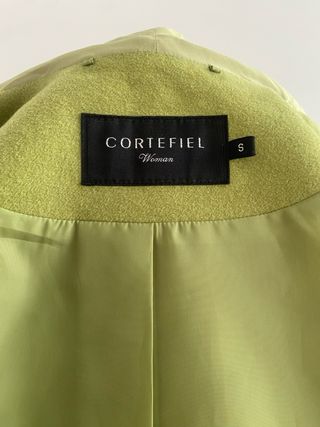 Abrigo Corto Verde Cortefiel Talla S