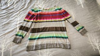 Jersey Desigual Talla M Rayas Multicolor