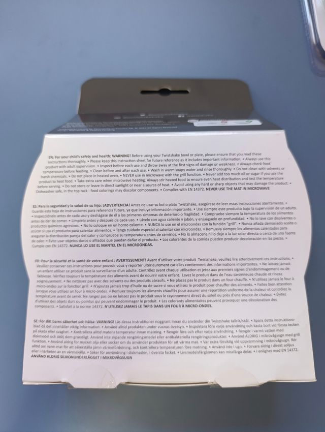 Plato Twistshake con ventosa y tapa