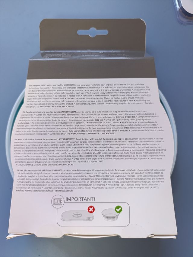 Plato Compartimentado Twistshake Divided Plate