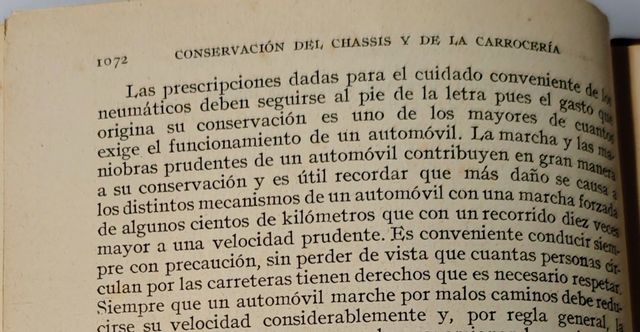 Libro El Automóvil de Gasolina Moderno 1921