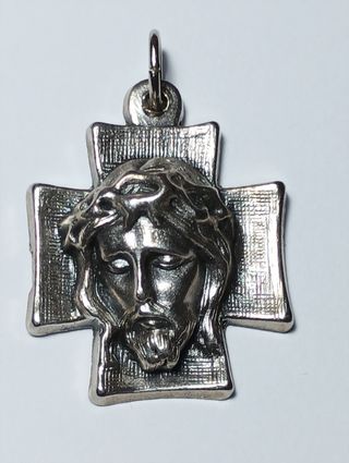 Colgante Cruz Jesús Plata