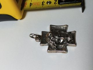 Colgante Cruz Jesús Plata