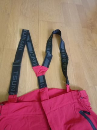 Pantalón de Nieve Tsunami Mujer Talla 42 Rojo