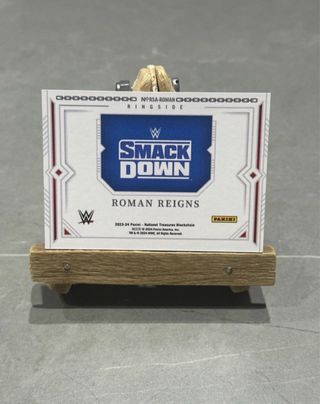 Card Roman Reigns autografo Panini. signa homemade