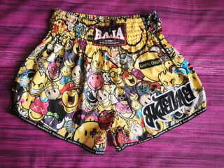 Pantalón Muay Thai Raja Boxing Amarillo